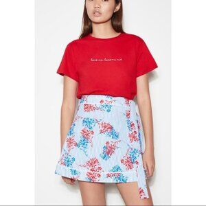 THE FIFTH LABEL Wondrous Wrap White Daisy Skirt